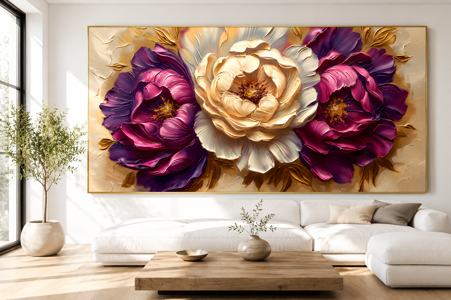 Flores Doradas y Purpura
